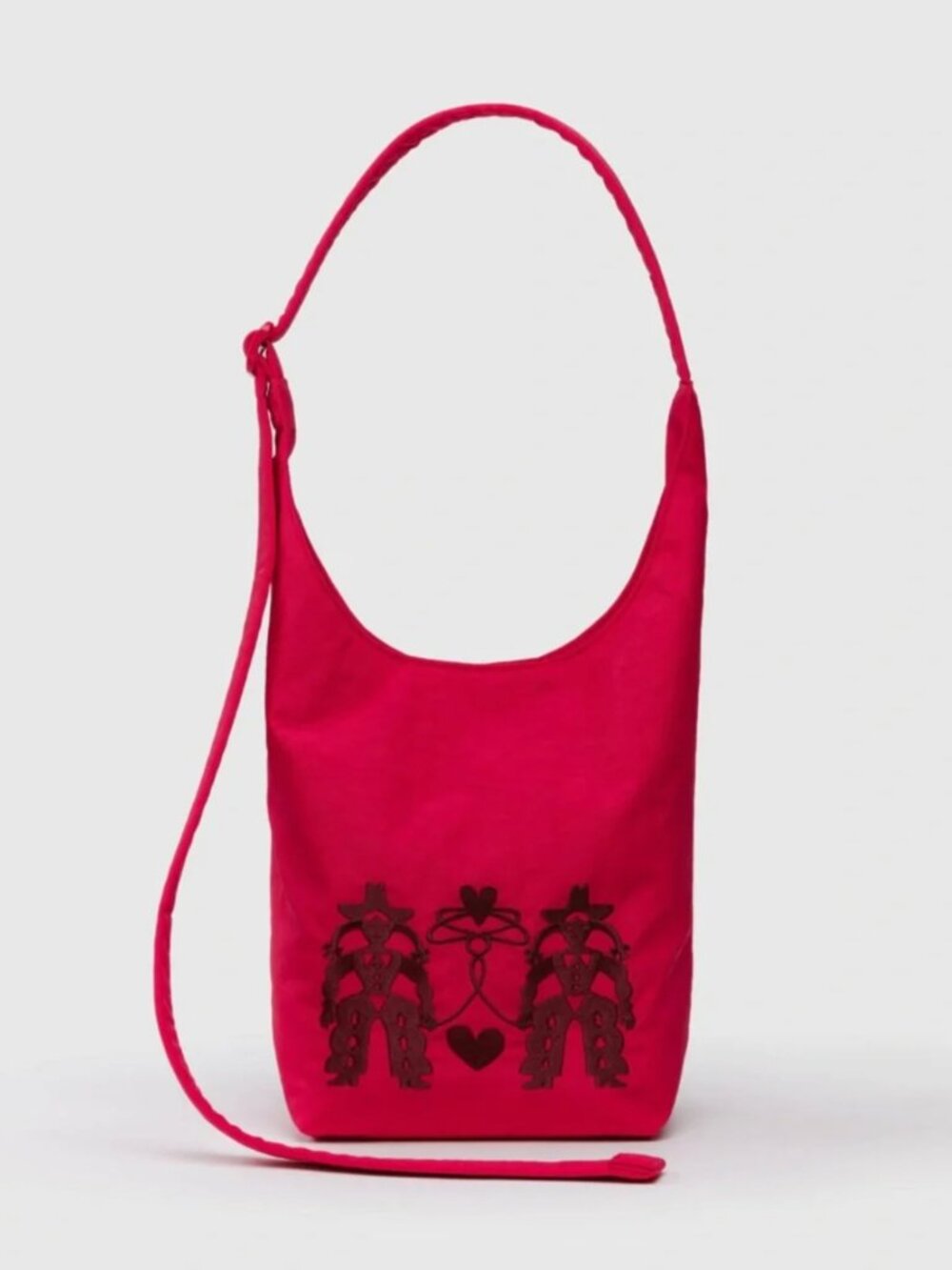 BAGGU Small Nylon Sling - Embroidered Cowgirl
